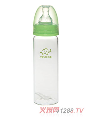 培爱标准口径晶钻玻璃奶瓶240ml