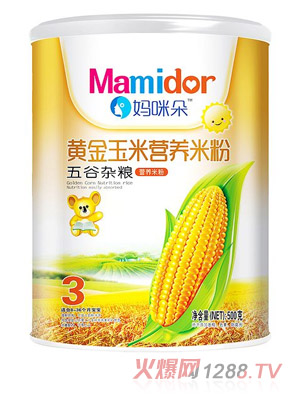 媽咪朵五谷雜糧黃金玉米營(yíng)養米粉