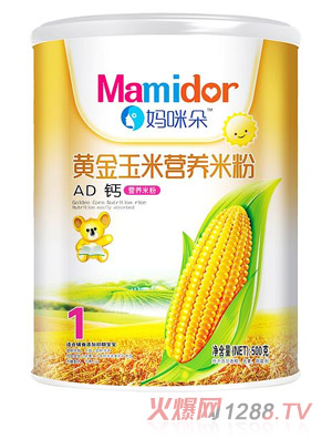 媽咪朵AD鈣黃金玉米營(yíng)養米粉
