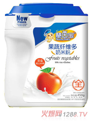 慧因寶蘋(píng)果淮山果蔬纖維多奶米粉