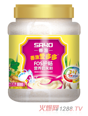 善渔爱多多FOS护肠营养奶米粉