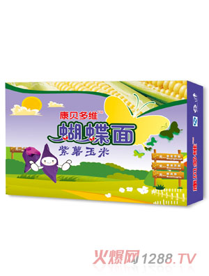 康贝多维紫薯玉米蝴蝶面横版