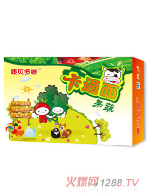 康贝多维果蔬卡通面横版