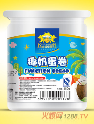 金盾爱婴椰奶蛋卷饼干桶装