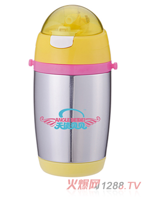 天使贝贝不锈钢儿童水杯