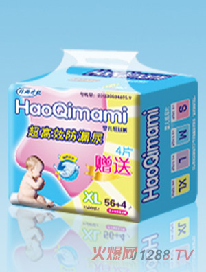 媽咪寶貝嬰兒紙尿褲XL碼56+4片