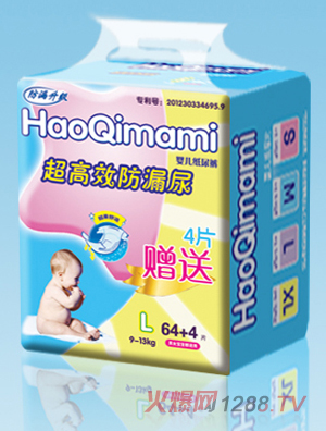 媽咪寶貝嬰兒紙尿褲L碼64+4片