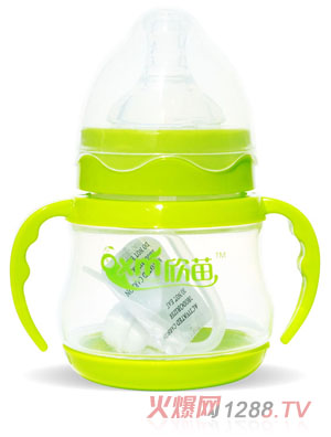 欣苗5安宽口弧形底座PP奶瓶150ml