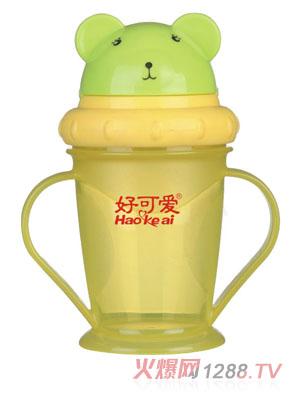 好可爱猫头吸管学饮杯