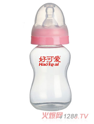 好可爱标口弧形奶瓶80ml