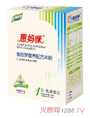 惠媽咪α-乳清蛋白金胚芽米粉1段盒裝
