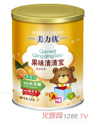 美力優(yōu)果味清清寶香橙味