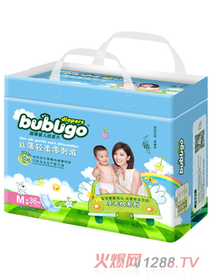 bubugo樂(lè )無(wú)憂(yōu)系列超薄嬰兒紙尿片