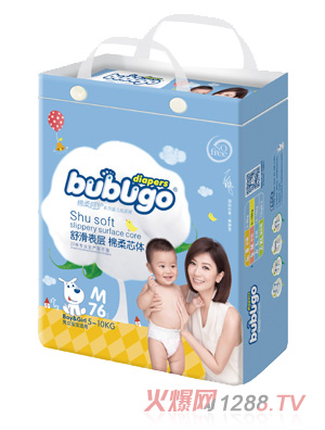 bubugo棉柔呵護(hù)嬰兒紙尿褲