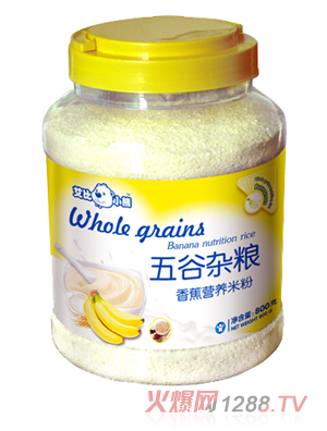 艾比小熊五谷雜糧香蕉營(yíng)養米粉