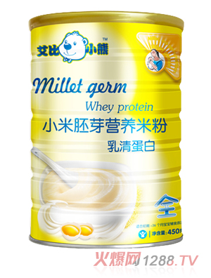 艾比小熊乳清蛋白小米胚芽米粉全段聽(tīng)裝