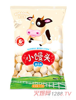 优贝龙奶泡泡小馒头(原奶味)