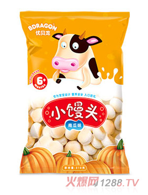 优贝龙奶泡泡小馒头(南瓜味)