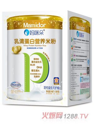 媽咪朵活性益生元護暢乳清蛋白營(yíng)養米粉盒裝