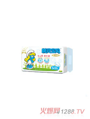 精灵宝贝超薄婴儿纸尿裤L码56片