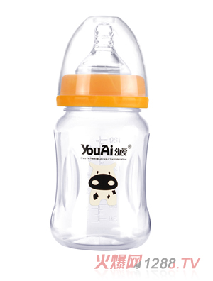 幼爱PP宽口优品奶瓶180ml