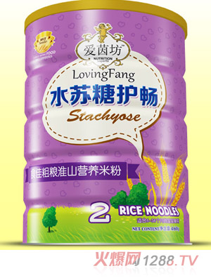 愛(ài)茵坊食佳粗糧淮山水蘇糖護暢米粉鐵聽(tīng)2段