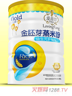 愛(ài)茵坊益生元護暢金胚芽蒸米粉鐵聽(tīng)