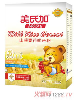 美氏加山楂麦芽奶米粉75g