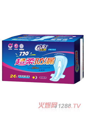 爽期超柔防漏舒爽網(wǎng)護翼衛生巾