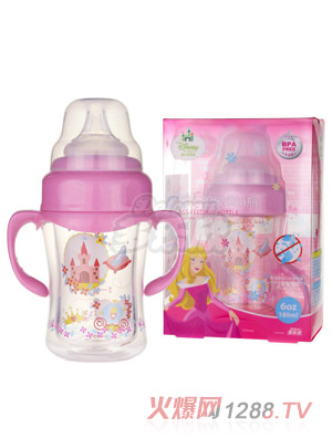 迪士尼宝宝防爆保护玻璃奶瓶180ml