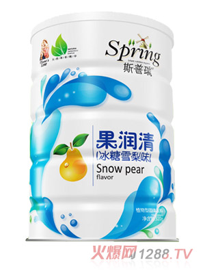 斯普瑞冰糖雪梨果润清铁听-火爆孕婴童招商网