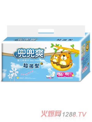 兜兜爽超薄行动自如纸尿裤