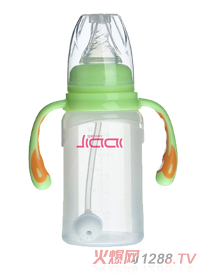 佳爱自动标口硅胶奶瓶150ML