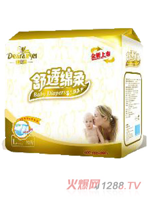 迪安琪舒适棉柔纸尿裤L