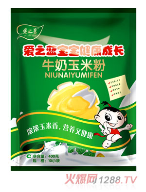 爱之蓝牛奶玉米粉