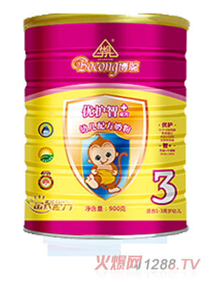 华丹博聪优护智+婴儿奶粉3段