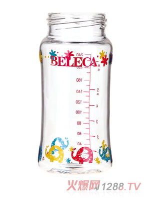 貝樂(lè )嘉時(shí)尚卡通奶瓶瓶身240ml