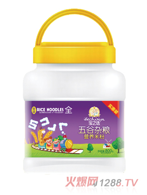 寶之選五谷雜糧營(yíng)養米粉800g桶裝