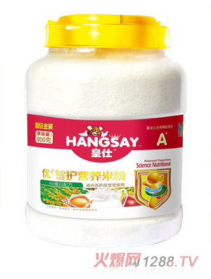 皇仕AD蛋白配方配方优+智护营养米粉