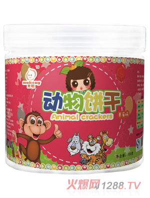 麦聪动物饼干草莓味
