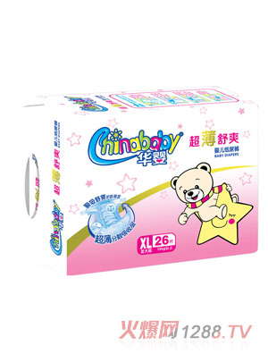 華嬰超薄舒爽嬰兒紙尿褲XL26片