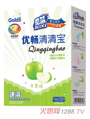 贝希优畅(苹果味)速溶清清宝盒装
