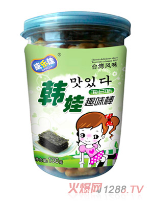 威樂(lè )佳韓娃趣味棒海苔味