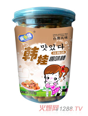 威樂(lè )佳韓娃趣味棒排骨味