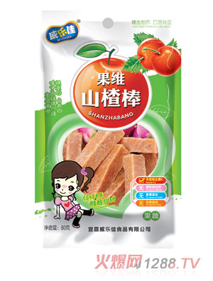 威樂(lè )佳果維山楂棒果蔬味