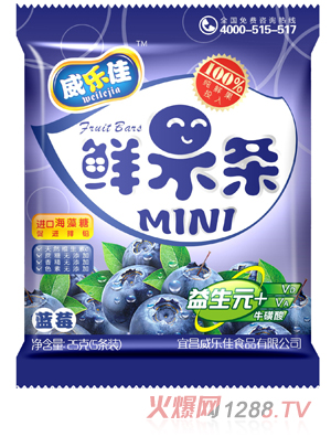 威乐佳鲜果条蓝莓味