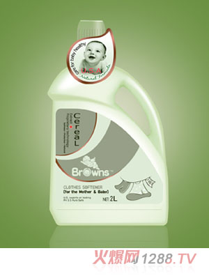布朗天使孕婴衣物柔顺剂2000ml