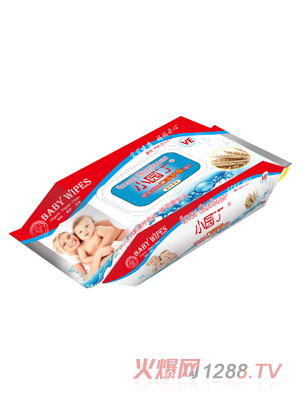 小园丁原生谷胚口手护肤湿巾