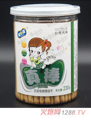 威樂(lè )佳蔬菜味棒棒餅干