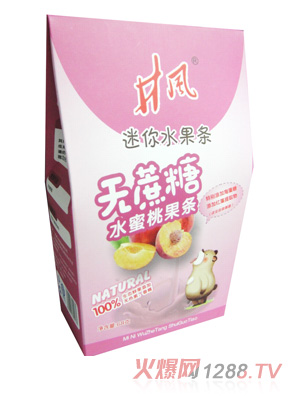 井风水蜜桃味水果条